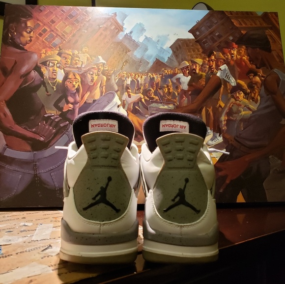 Sold...Jordan White Cement 4 - Picture 3 of 8